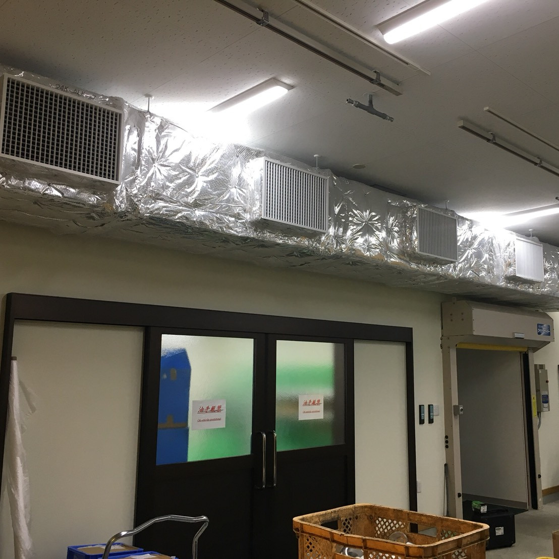 工場空調ダクトの実績1
